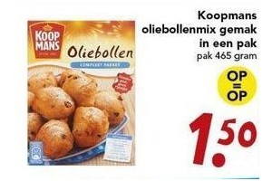 koopmans oliebollenmix gemak in een pak