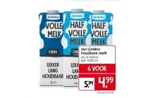 jan linders volle en half volle melk