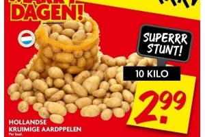 hollandse kruimige aardappelen