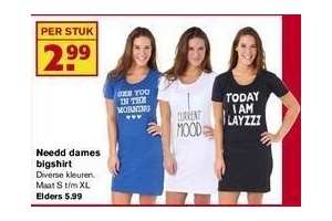 needd dames bigshirt