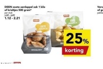 deen aardappelzakken 1 kilo