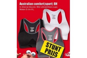 australian comfort sport bh