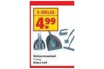 5 delige schoonmaakset