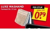 luxe washand