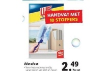 w5 dusterset handvat met 10 stoffers