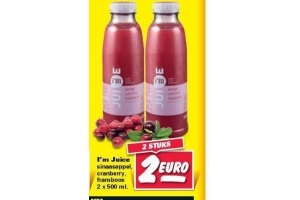 i m juice sinasappel cranberry framboos