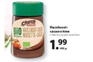 hazelnoot cacaocreme