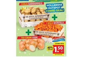 lidl kilo 1 kilo aardappels 1 kilo wortels 750 gram uien