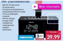 dab projectiewekkerradio 1 stuk