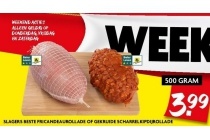 slagers beste fricandeaurollade of gekruide scharrelkipdijrollade
