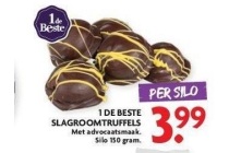 1 de beste slagroomtruffels