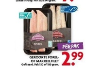 gerookte forel of makreelfilet