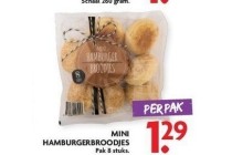 mini hamburgerbroodjes