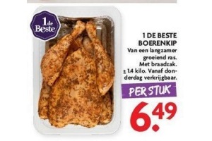 1 de beste boerenkip