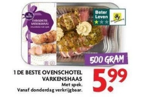 1 de beste ovenschotel varkenshaas