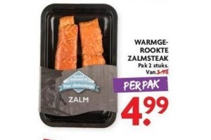 warmgerookte zalmsteak