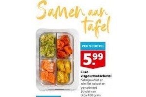 luxe visgourmetschotel