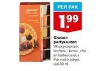 g woon partysaus