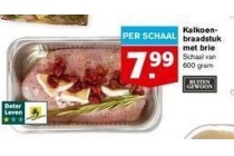 kalkoenbraadstuk met brie