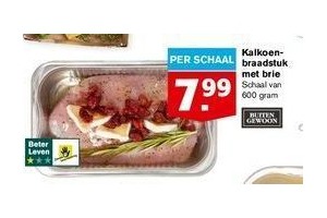 kalkoenbraadstuk met brie