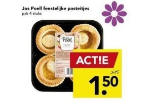 jos poell feestelijke pasteitjes