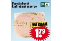 pure ambacht kipfilet met asperge