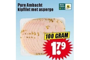 pure ambacht kipfilet met asperge