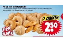 pick en mix afbakbroodjes