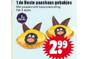 1 de beste paashaas gebakjes