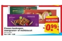 g woon koekrepen meergranen of melkbiscuit