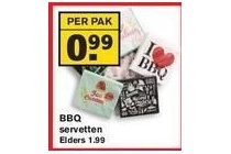 bbq servetten