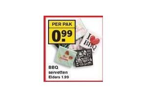 bbq servetten