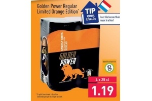 golden power regular limited oranje edition