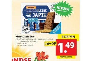 kleine japie zero