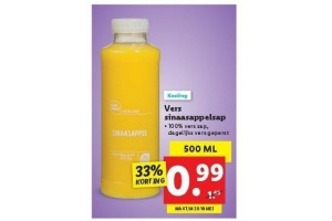 verse sinaasappelsap 500 ml