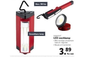 parkside led werklamp