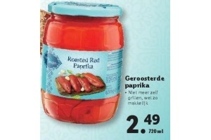 geroosterde paprika 720 ml