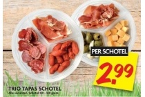 trio tapas schotel