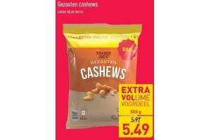gezouten cashews 500 gram