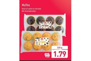 aldi muffins 320 gram