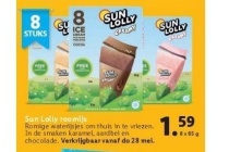 sun lolly roomijs