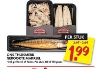 ons thuismerk gerookte makreel