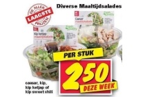 diverse maaltijdsalades