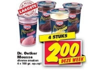 dr oetker mousse