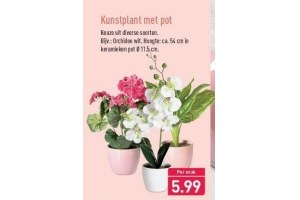 kunstplant met pot