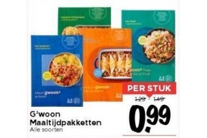 g woon maaltijdpakketten