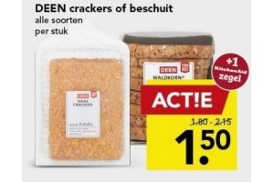 deen crackers of beschuit