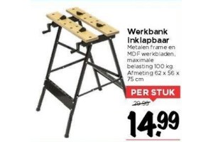 werkbank inklapbaar