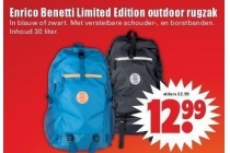 enrico benetti limited edition outdoor rugzak