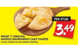 proef t verschil mango mandarino cake taartje